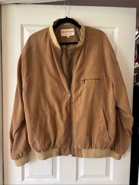 Vintage Norm Thompson Brown Bomber Jacket